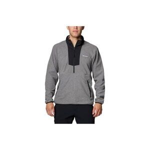 Columbia Men's Sequoia Grove Half Zip Fleece, City Grey Heather/Black, Small NWT